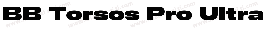 BB Torsos Pro Ultra字体转换